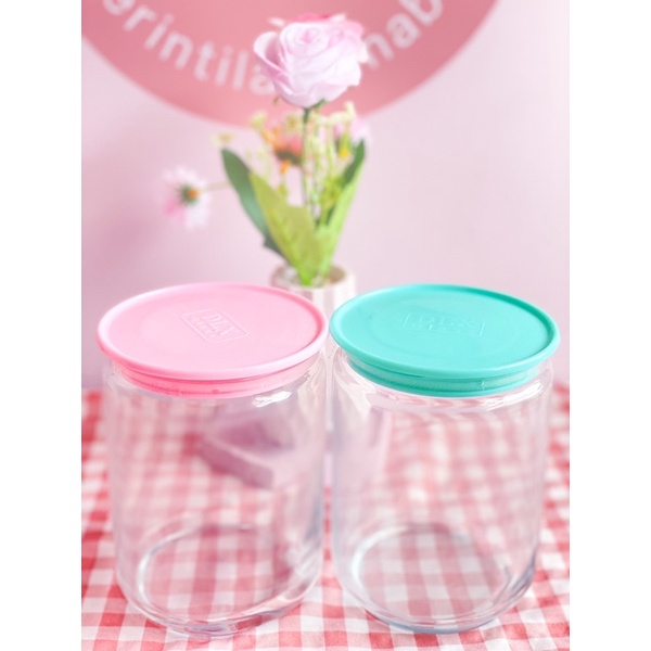 TOPLES KACA LEBARAN PINK TOSCA