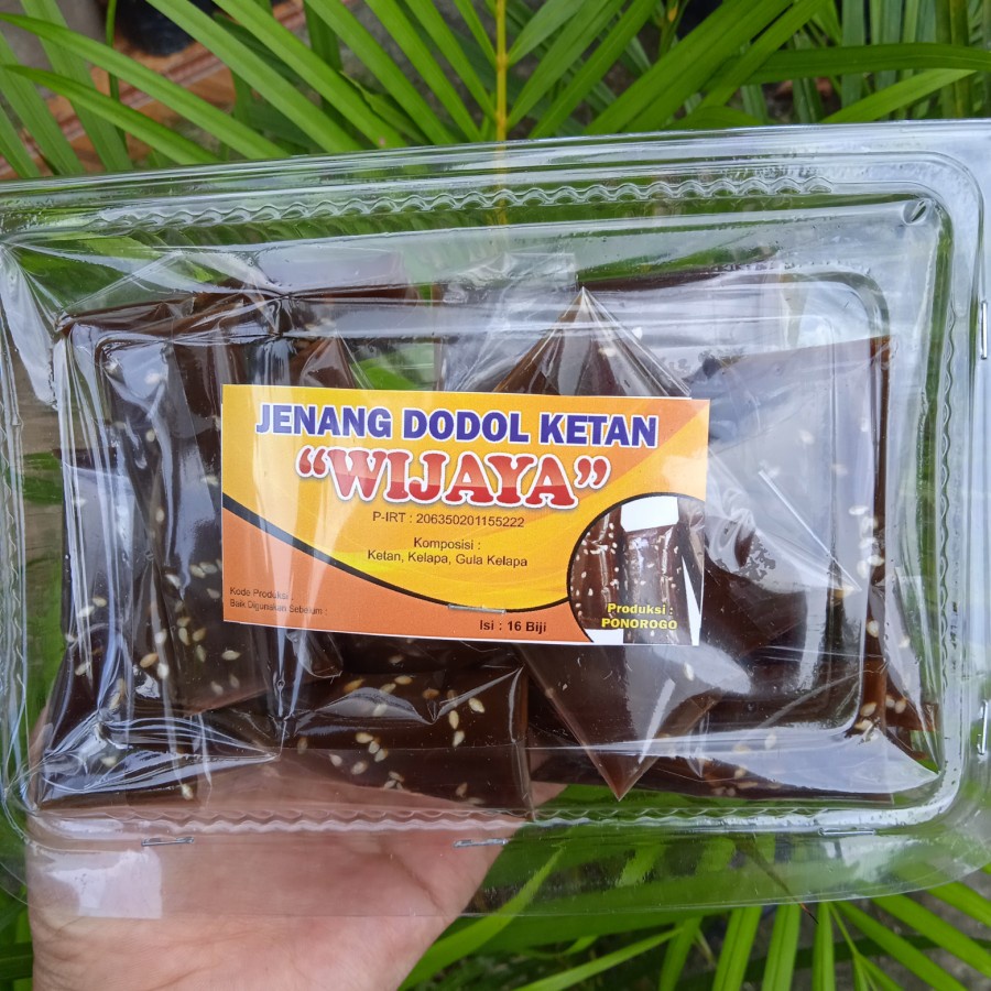 

Jenang Dodol Ketan Asli Kemasan merk Wijaya