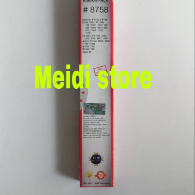 

Pita epson Refill pita epson LX-300/ LQ-1170/ LQ-300/ LQ-310, Merk e-print / pita LX-300 / 1170