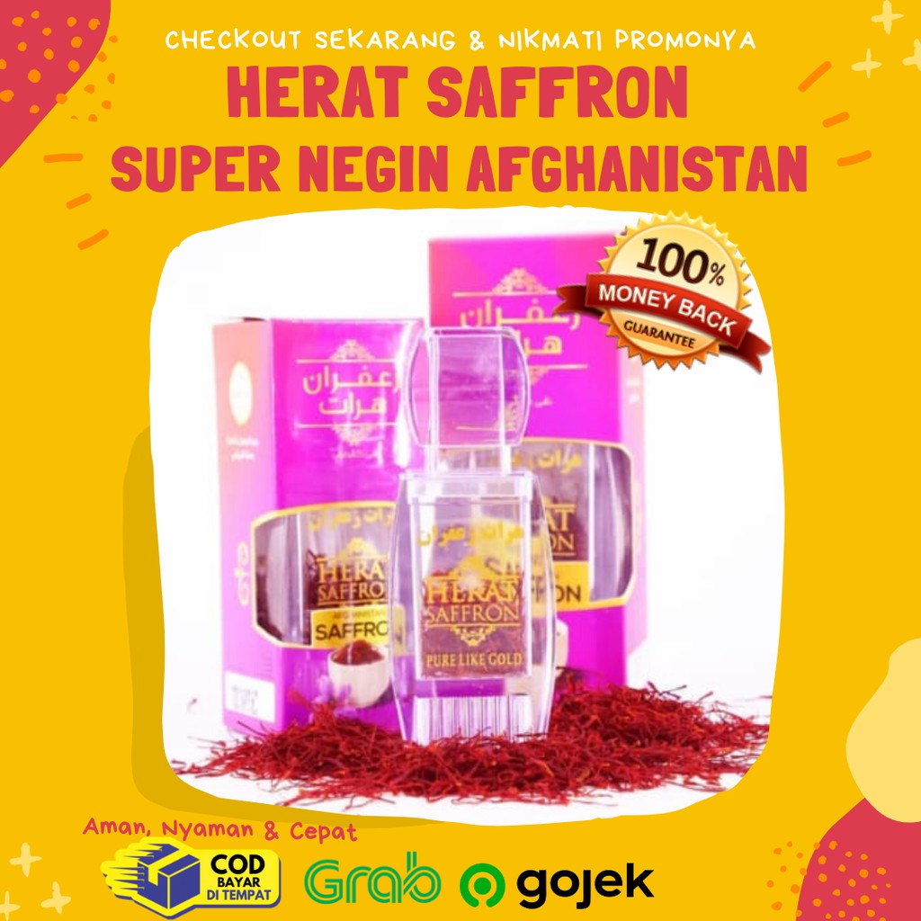 

[ORIGINAL] SAFRON SUPER NEGIN GRADE A 1gr | SAFFRON AFGHANISTAN KUALITAS TERBAIK