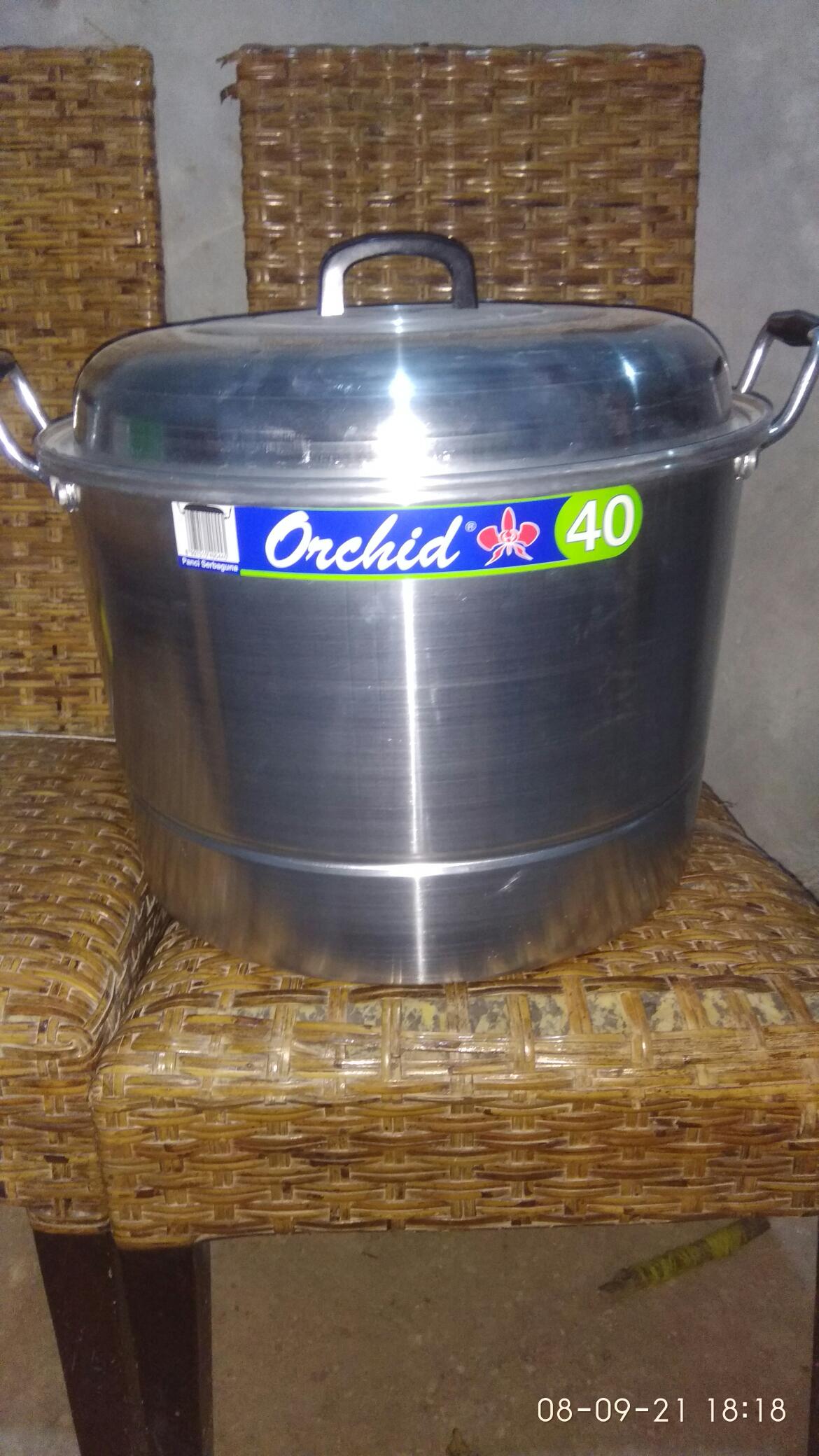 Langseng / Dandang Orchid Ukuran 40 Panci Serbaguna Bahan Kuat Tebal Awet Murah