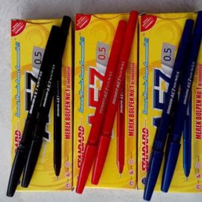 Ballpoint Standard / Pulpen Standard AE7 0,5mm Harga