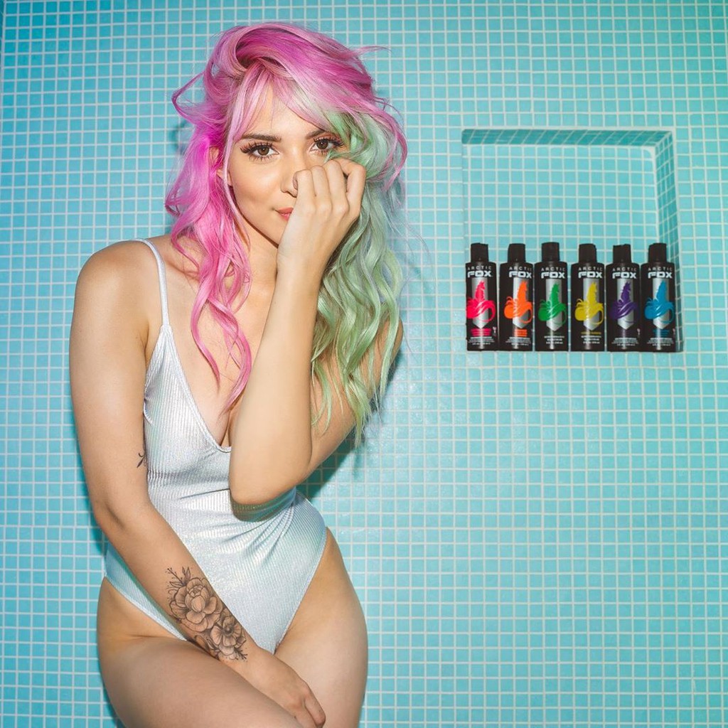 pewarna rambut cat rambut vegan Arctic Fox +free ongkir ArcticFox