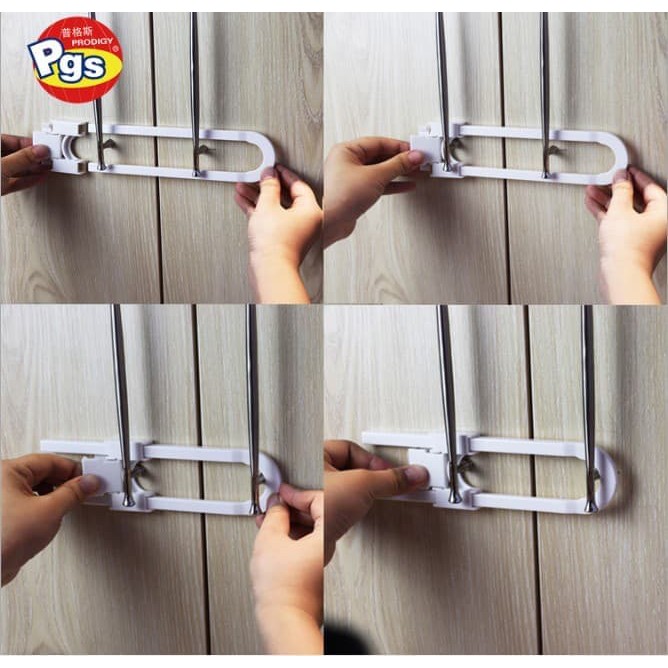 Dijual Gembok Plastik Pengaman Pengunci Pintu Lemari Kulkas dari Anak HSH007 Limited