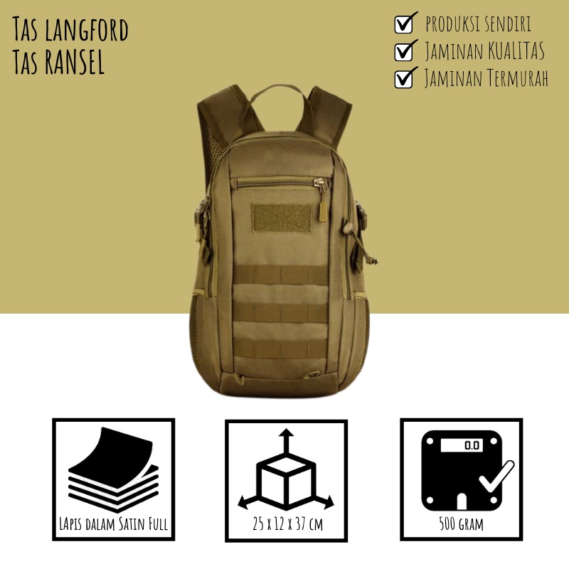 Tas Punggung Ransel Backpack Outdoor Laptop 14 Inch  Import Terbaru  Multifungsi Ransel Cewek Cowok