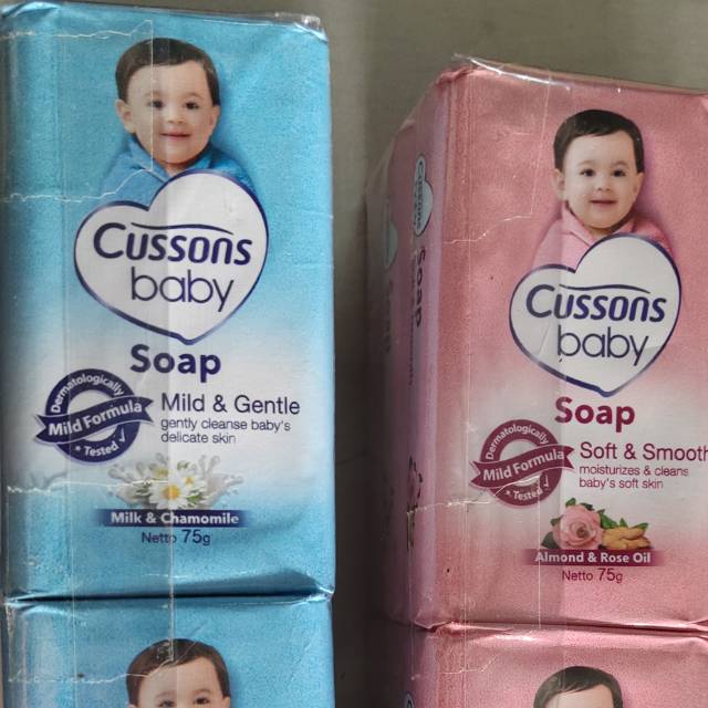 SABUN CUSSON BABY, PAKET 3 PCS