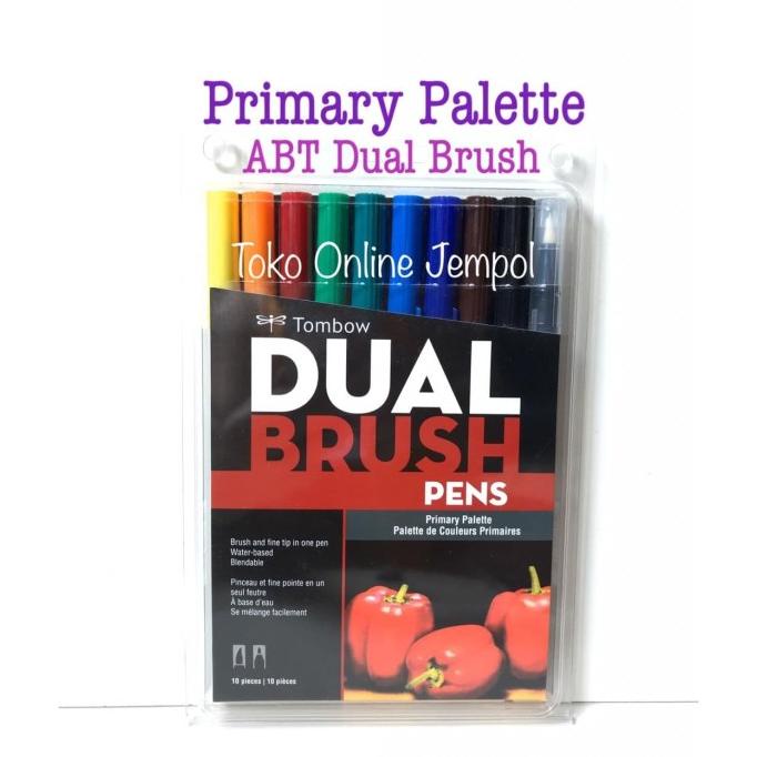 

(BISA COD) Primary Palette ABT Dual Brush Tombow 56167 Spidol Marker ATK0873TW MURAH Kode 322