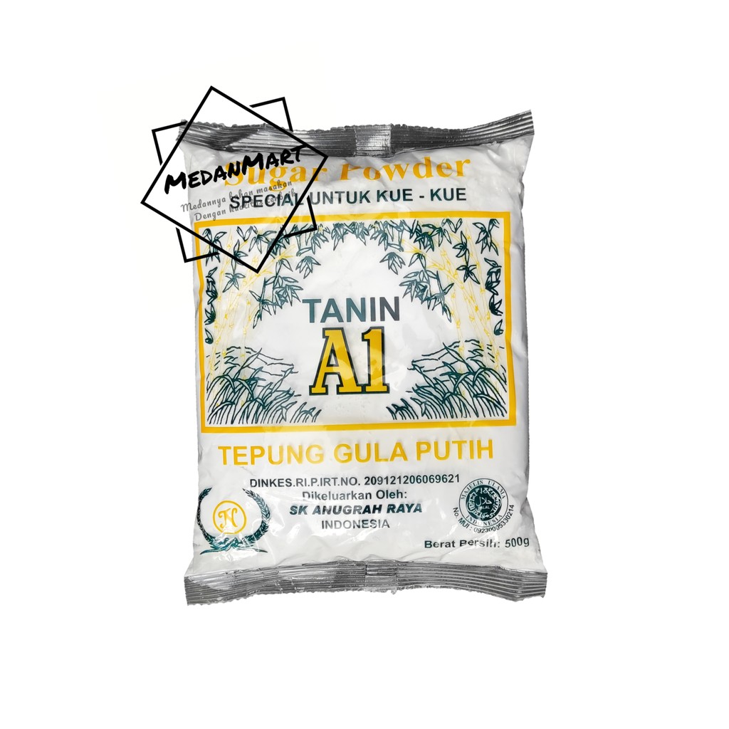 Jual Tepung Gula Sugar Powder Tanin A1 500g Shopee Indonesia 5623