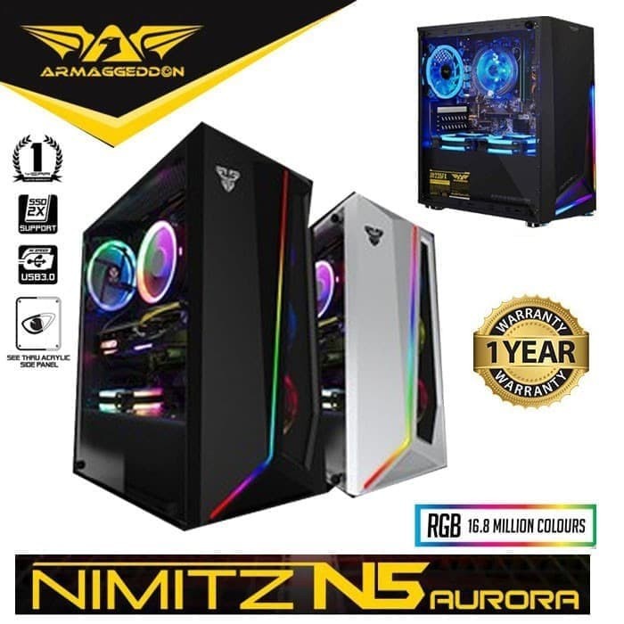 PC GAMING RYZEN 3 3200G/8GB/SSD 240GB/HDD 500GB