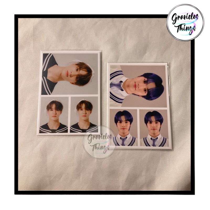 JENO TAEYONG ID PHOTO BACK TO SCHOOL KIT 2021 B2S NCT 127 DREAM PHOTO CARD PHOTOCARD PC