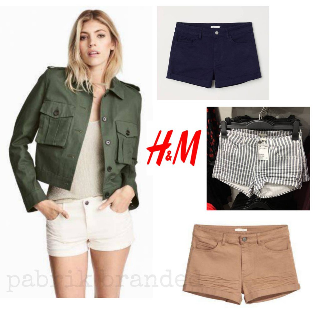 pabrik branded h  m  short  pants  hnm celana pendek perempuan 