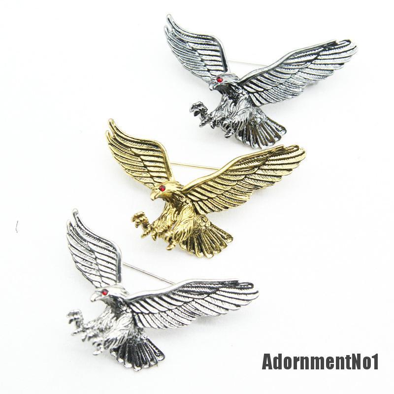 (Adornmentno1) Pin / Bros Burung Elang Model Vintage Untuk Pria