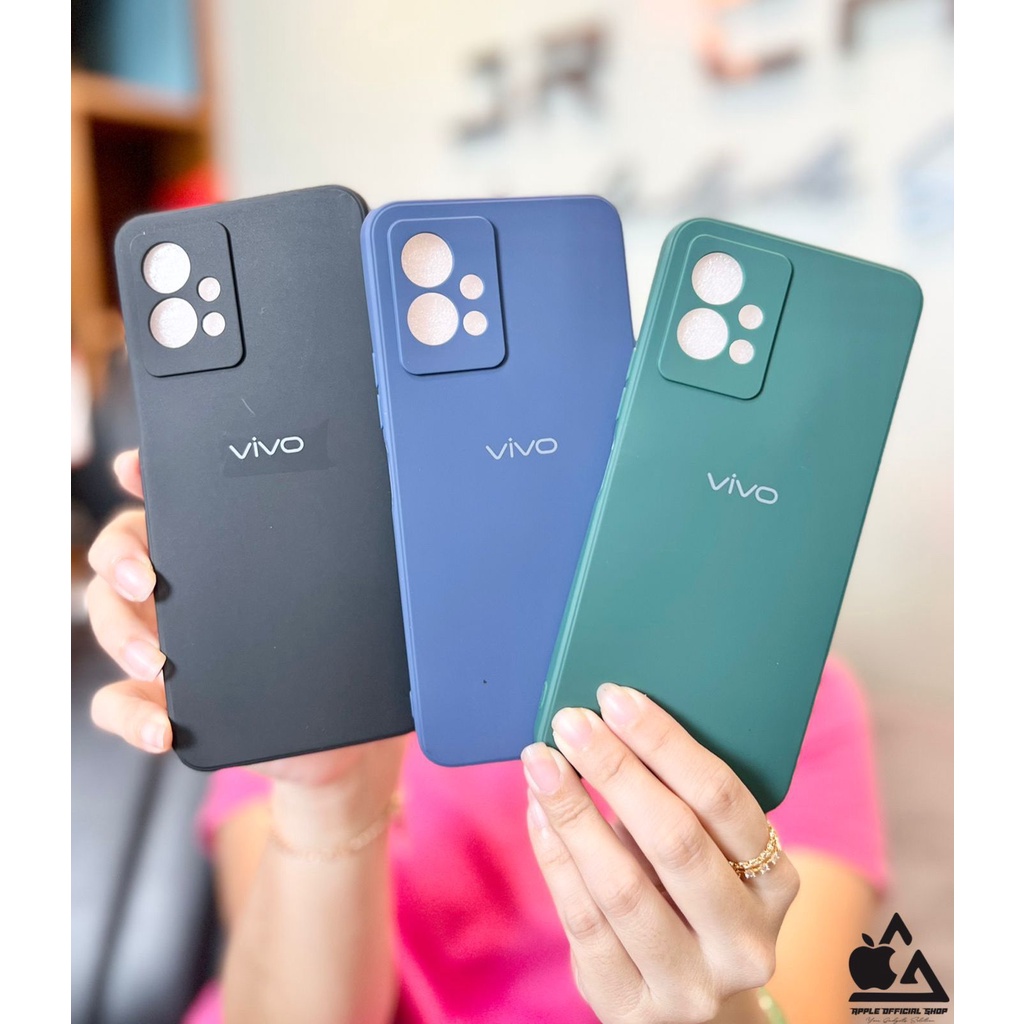 SOFTCASE WARNA LOGO VIVO Y12 Y12S Y15 Y17 Y20 Y20i Y20S Y21 Y21S Y21A Y33S Y33T Y15S Y01 Y75 5G T1 5G SOFT CASE POLOS With Logo Silicone Silikon Hardcase Cover Camera Protection