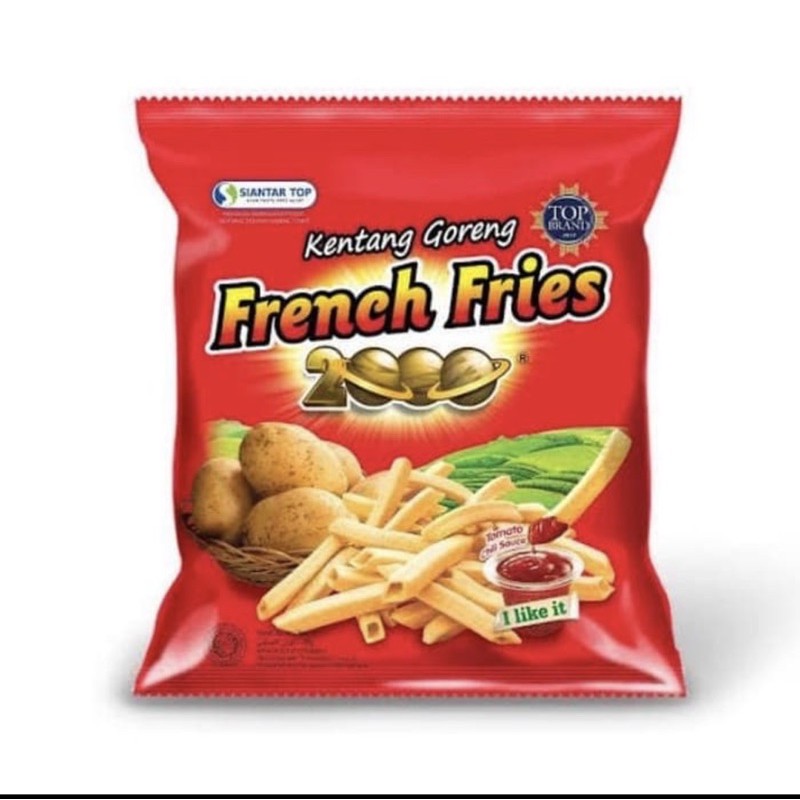 

French Fries 2000 isi 10 bungkus 14 gram