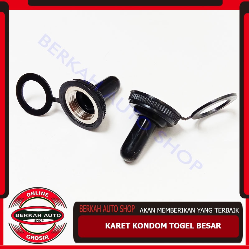 kondom saklar toggle 12mm- karet saklar togel besar