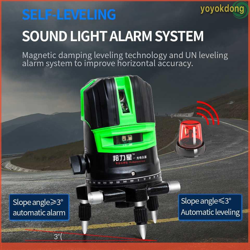 GS8 Self Leveling Projector Green Laser 2 Line RegeMoudal SPY003 Hijau