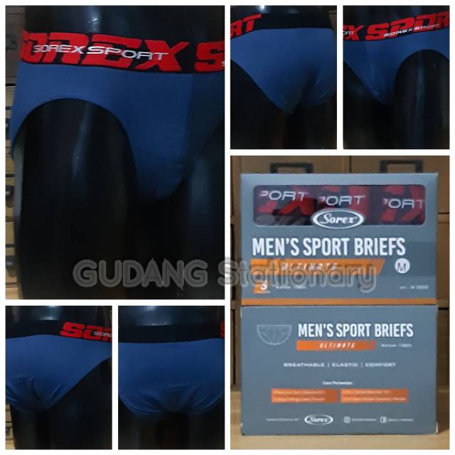 SOREX Sport Man Brief M3008 [ isi 3 pcs ]