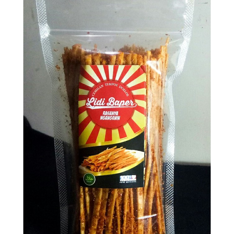 

mie lidi gepeng,lidi pedes,Lidi Baper, snack lidi pedas,makanan ringan