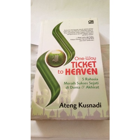 OBRAL BUKU MURAH ONE WAY TICKET TO HEAVEN
