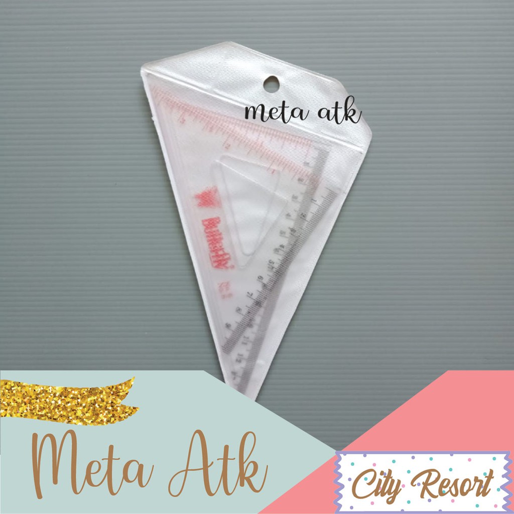 

Penggaris Siku Butterfly No. 6 (2pc)