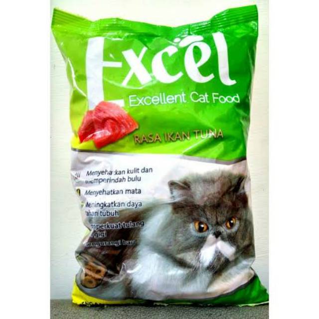 Pakan kucing excel