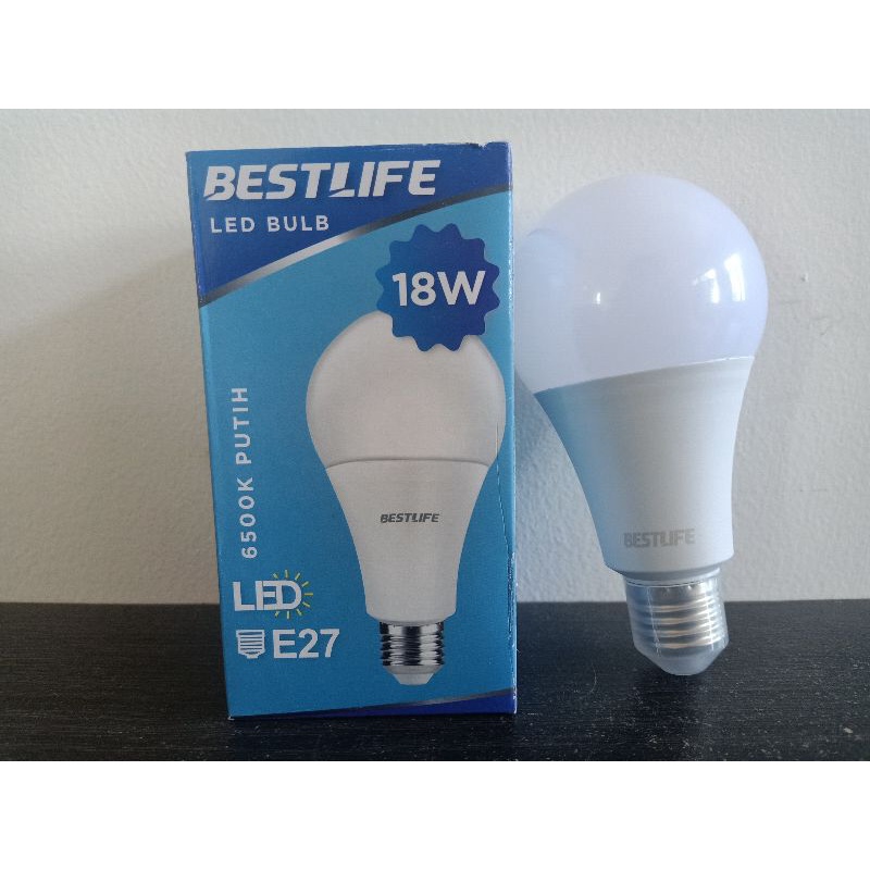 LAMPU BULB AMAN DIKIRIM BEST LIFE BOHLAM LED 18 WATT 6500K BESTLIFE BL-LED-BULB-18W-A65