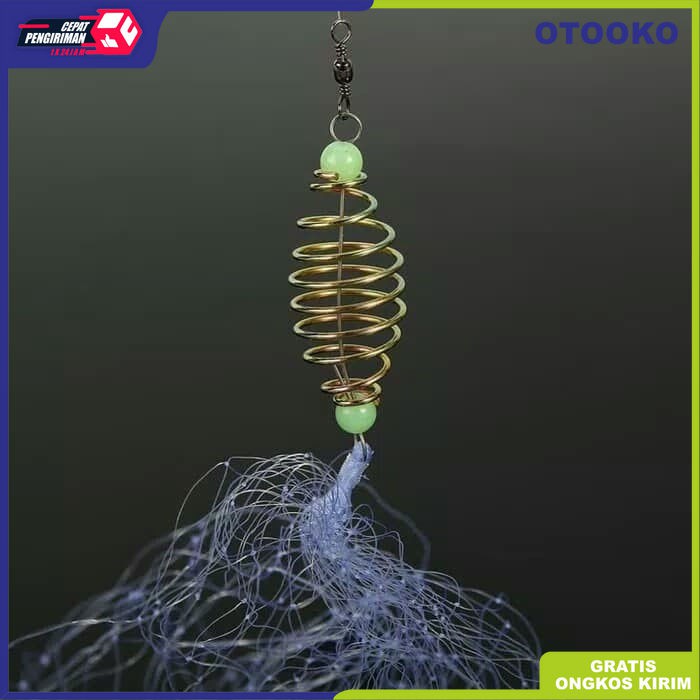 Umpan Pancing Jaring Jala Ikan Net Spring Mata Bom Net Luminous Beads