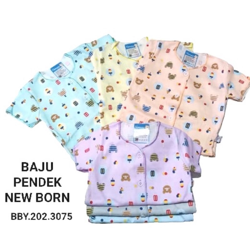 Baju bayi 0-3m NASUKA halus isi 3/ Baju bayi new born / baju bayi Premium-3Pc Bj Pndk Miki