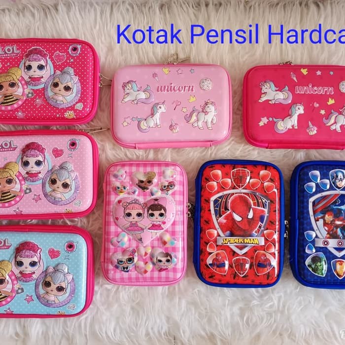 

Kotak tempat pensil hardcase LOL / Unicorn / Avenger