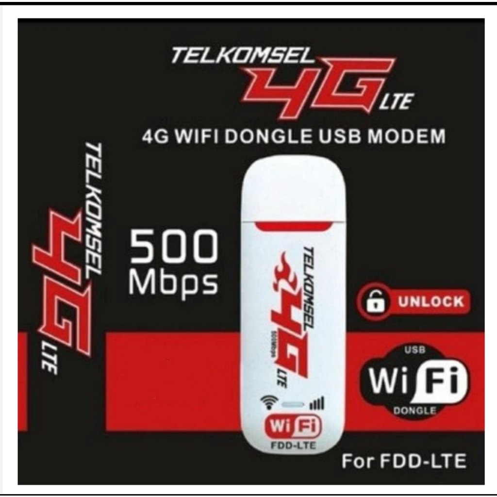 Modem Wifi Mifi 4G LTE Modem USB 500mbps Unlock