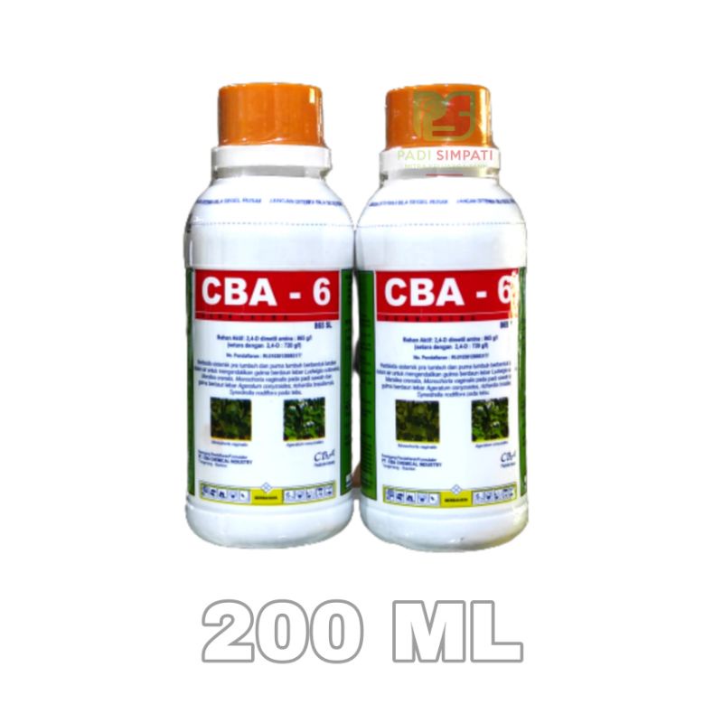 HERBISIDA PEMBASMI RUMPUT CBA-6 865 SL 200 ML