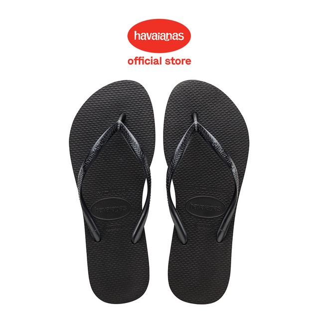 Havaianas Slim 0090-Black - Sandal Wanita