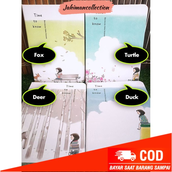

✨ BISA COD ✨ Buku Catatan Diary / Notebook Hardcover DSF 141642 - Time to Know