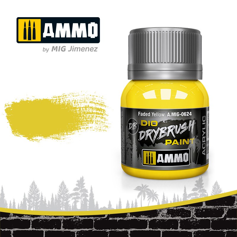 

AMIG0624 Drybrush : Faded Yellow (40ml jar) Ammo Mig