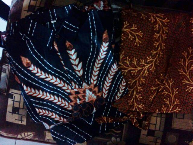 Ms Sarimbit Gamis Batik Manuk Berduri Couple Super Jumbo