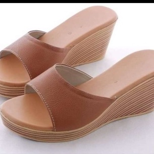 sandal wanita kulit asli terbaru 2021/fashion wanita kekinian/sandal andin jelly viral