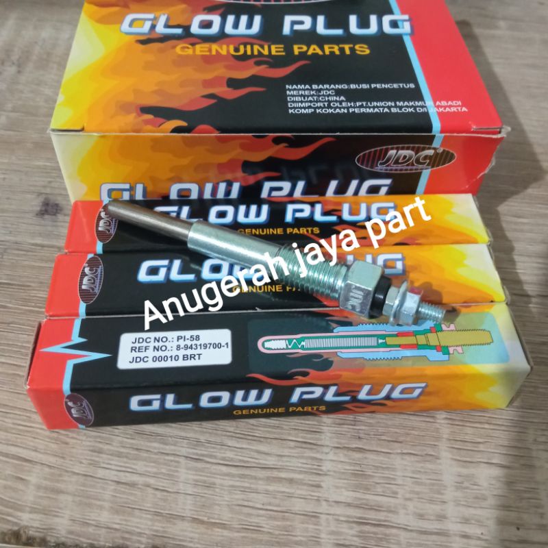Busi pemanas Glow plug panther
