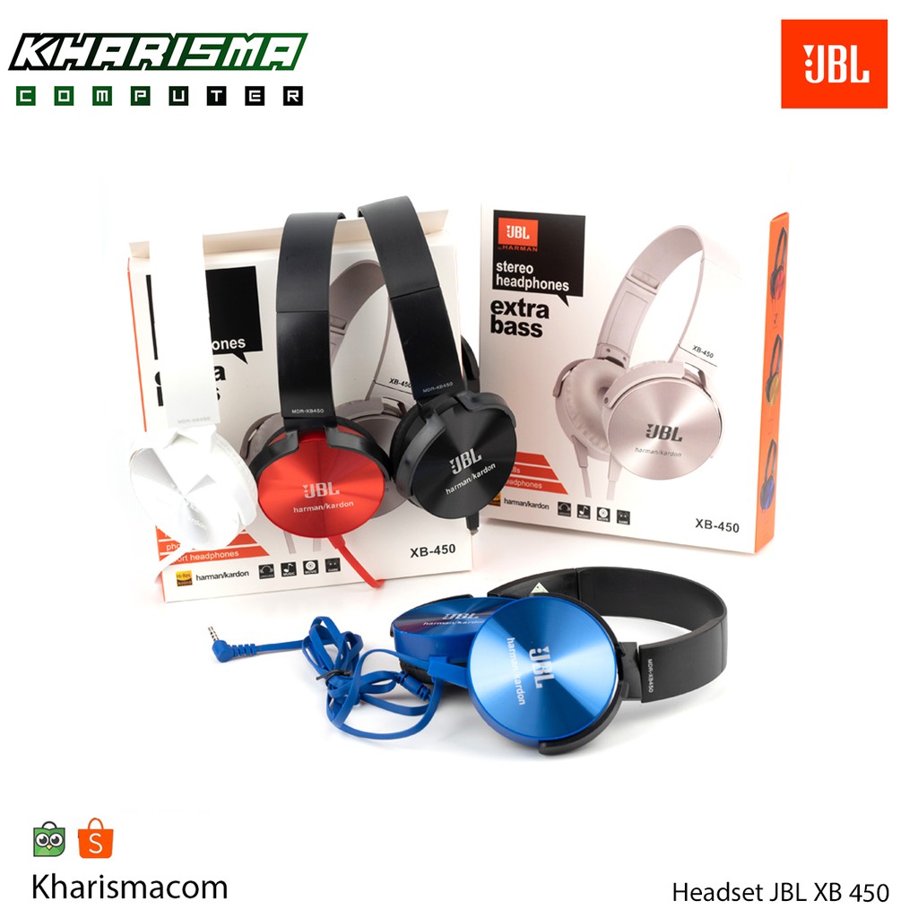 HEADSET JBL  XB-450 EXTRA BASS