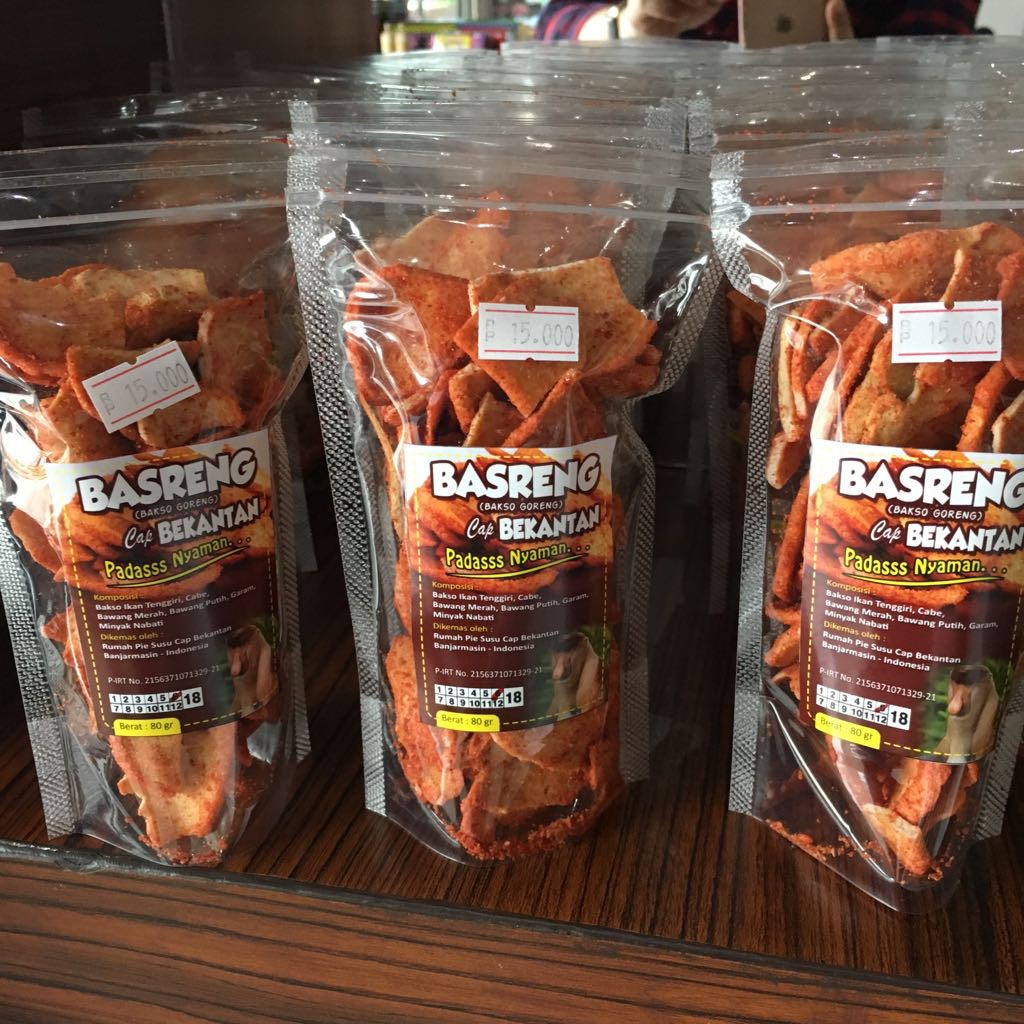 

Basreng (baso goreng) Cap Bekantan