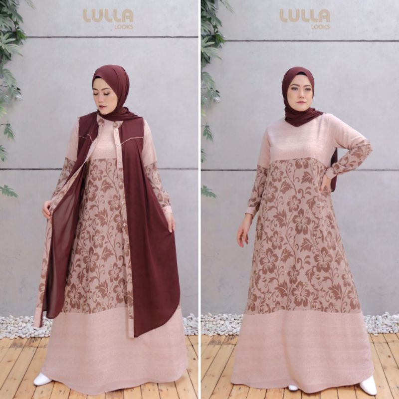 Ready Gamis Set Outer Original Lulla Looks
