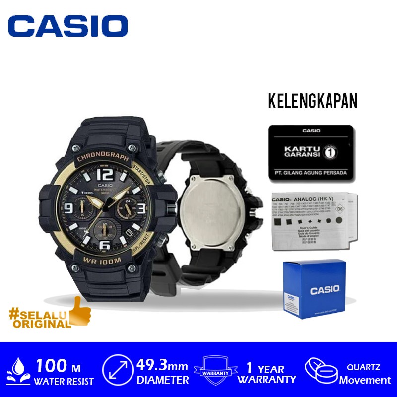 Jam Tangan Casio General MCW-100H-9A2VDF Original Murah