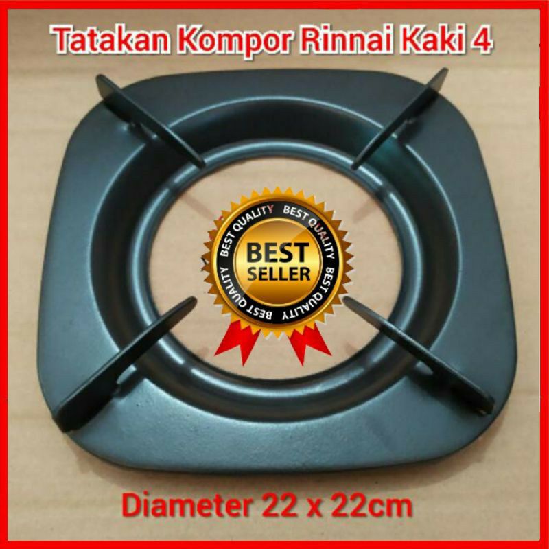 Tatakan Tungku Kaki Kompor Gas Rinai Quantum Universal Kaki 4 dan Kaki 5