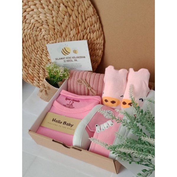Baby Hampers 3/ Kado Lahiran/ Kado Bayi-H2-Girl Random warna