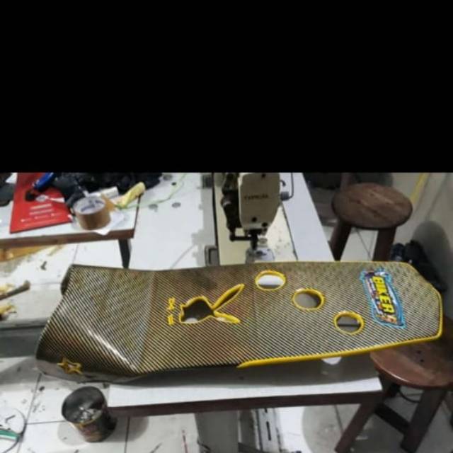 Jok vixion old lubang karbon - Jok Vixion modif - Jok vixion custom