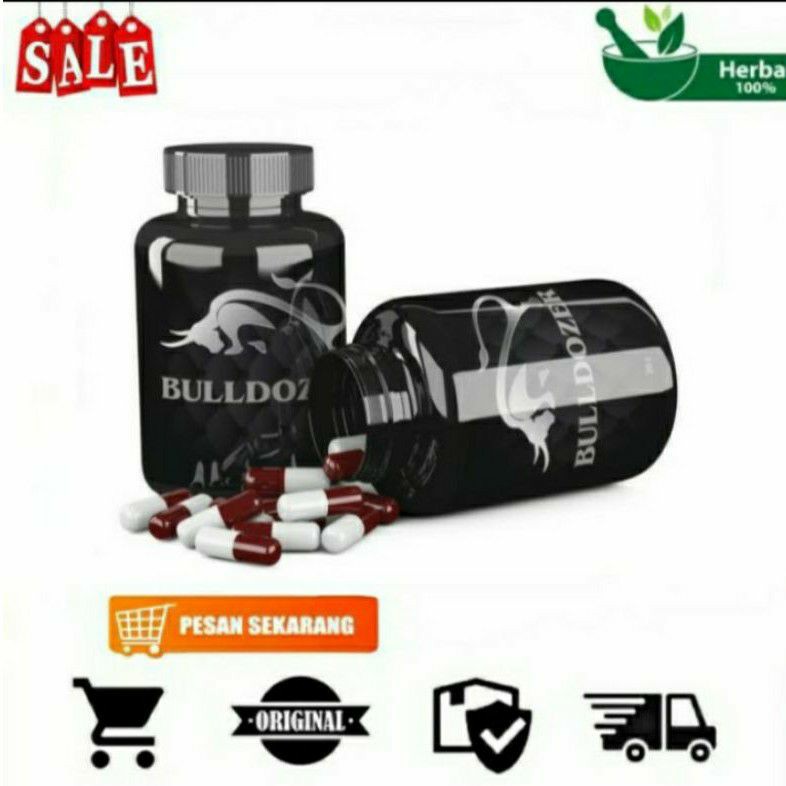 BULLDOZER ASLI ORIGINAL PEMBESAR PENIS PERMANEN OBAT KUAT TAHAN LAMA BPOM