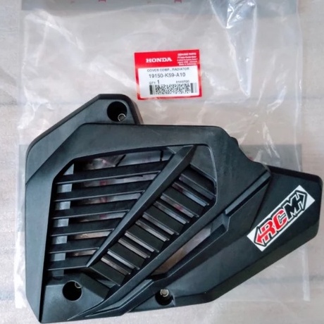 COVER RADIATOR TUTUP KIPAS MAGNET MAHNIT VARIO 125 150 LED ESP AHM ORI ORIGINAL AHM 19150-K59-A10