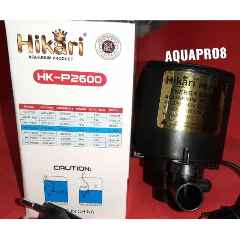Waterpump Power Head Hikari P 2600 HK P 2600