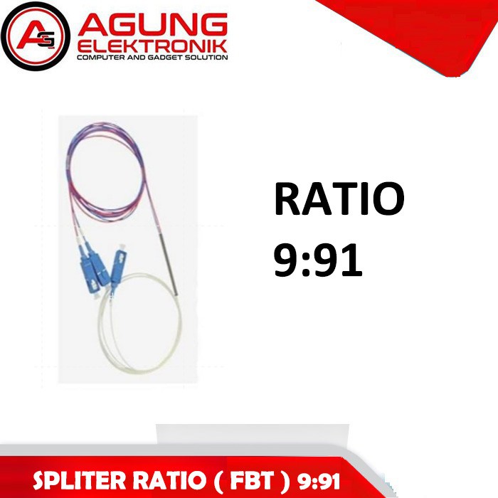 Splitter ratio 9:91 Three window/FBT spliter ratio/coupler rasio (UPC)