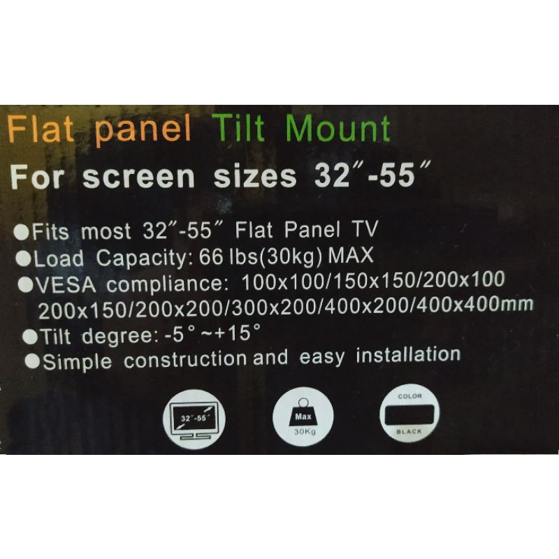 Bracket TV LCD LED 32&quot;-55&quot; Universal Fleksibel Import HT2