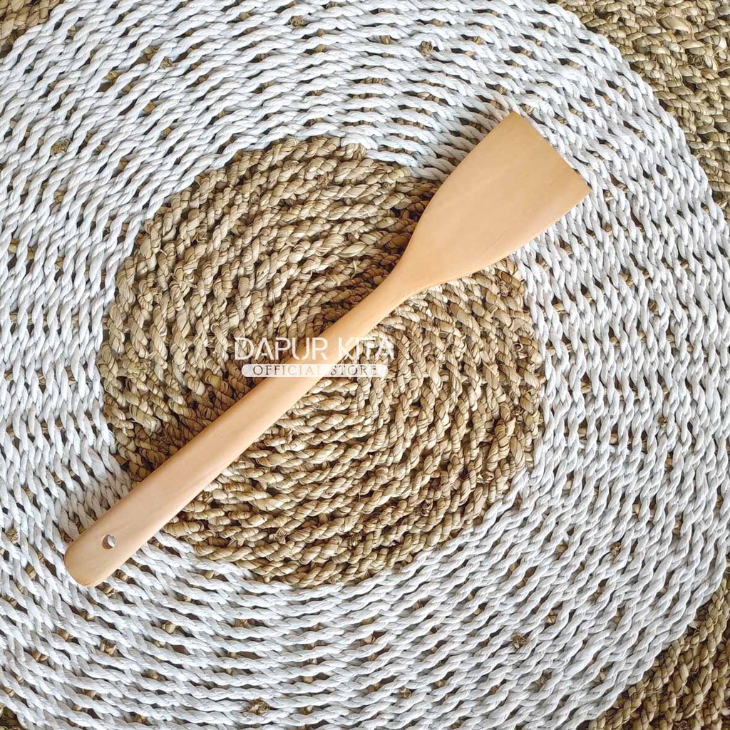TERMURAH - Sutil Kayu Mahoni/Spatula Kayu, Halus dan Tebal, Kualitas Terbaik!-Spatula